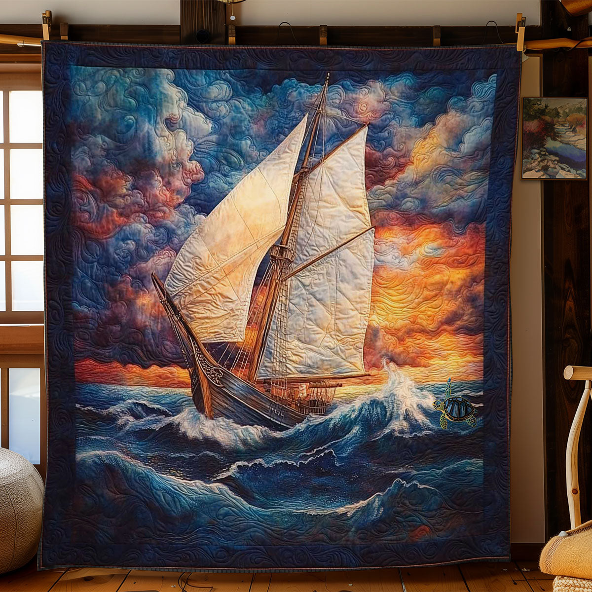 Stormy Sails WN1211073CL Quilt