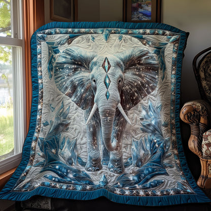 Frost Elephant WY3012013CL Quilt