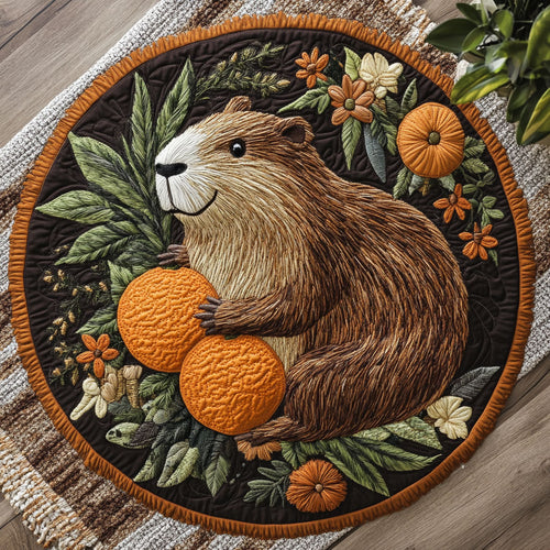 Capy Hug CM0805042CL Quilted Round Mat