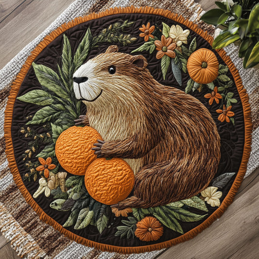 Capy Hug CM0805042CL Quilted Round Mat