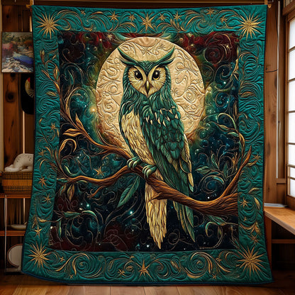 Mystic Midnight Owl WY2101066CL Quilt