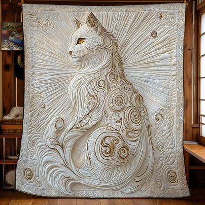 Royal White Cat WY2201083CL Quilt