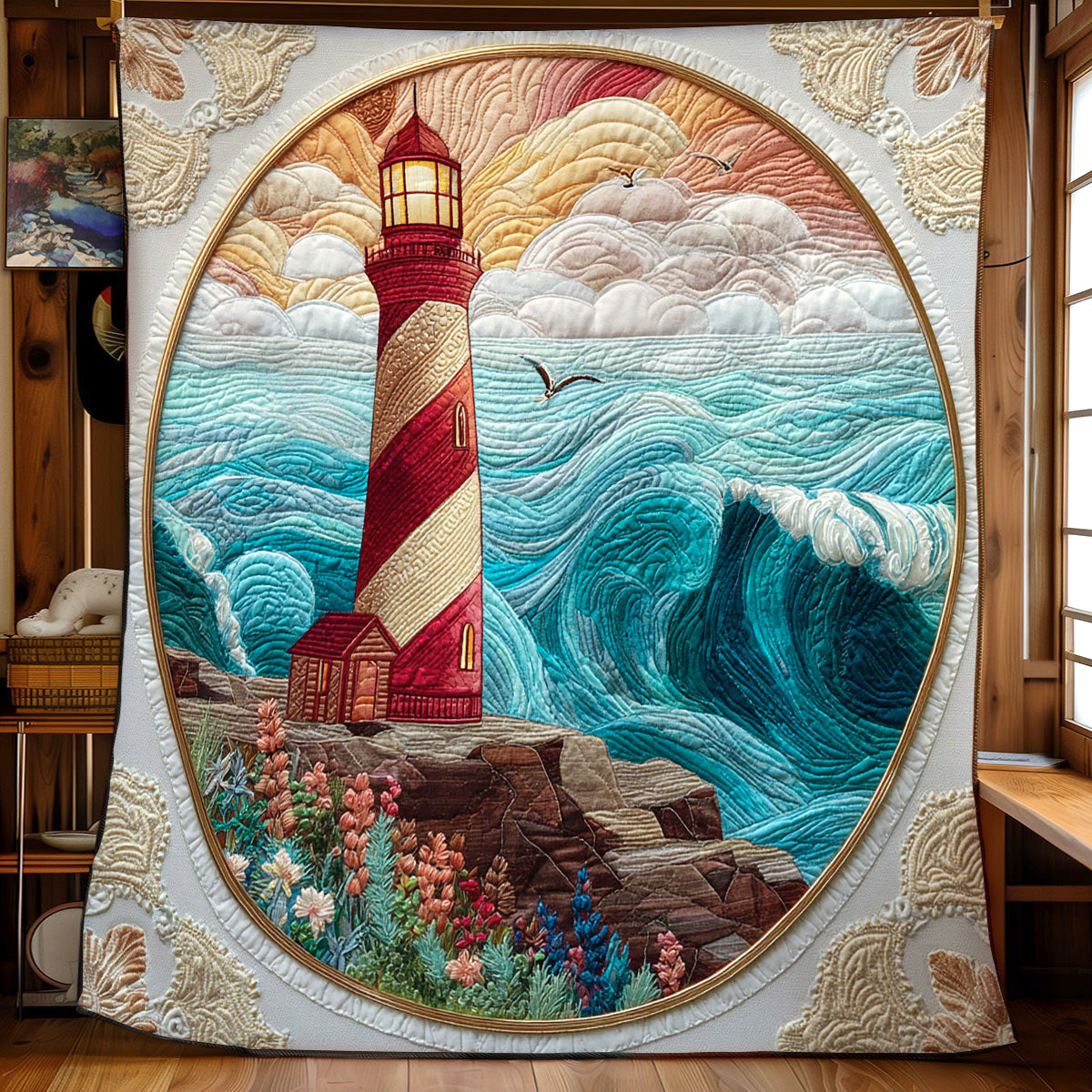 Lighthouse Glow CW1301102CL Quilt