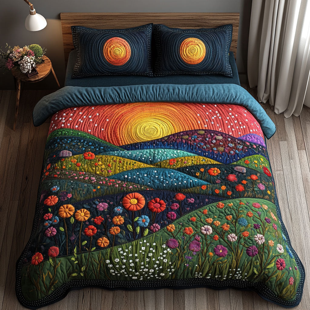 Flower Hill WJ1703028CL Duvet Cover Set