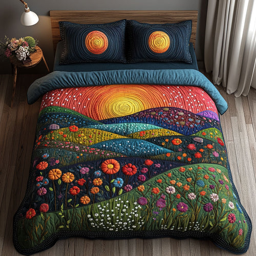 Flower Hill WJ1703028CL Duvet Cover Set