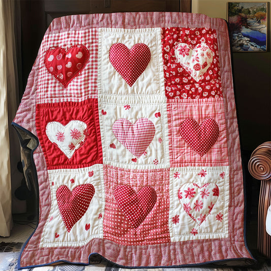 Hearts Collection WY1202105CL Quilt