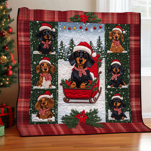 Cozy Dachshund CW1211007CL Quilt