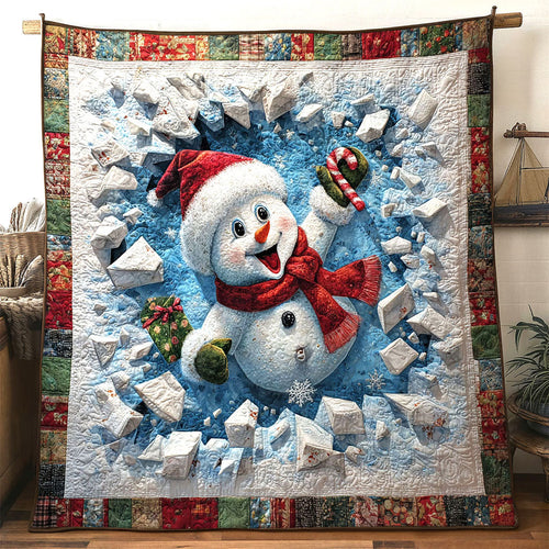 Blizzard Joy Snowman WN1111001CL Quilt