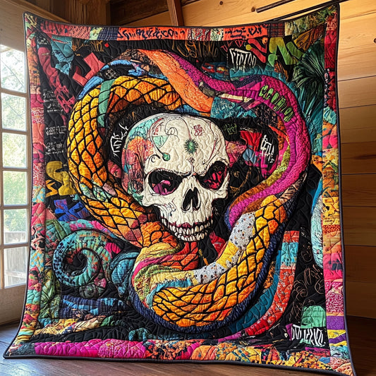 Urban Graffiti Skull CP1505043CL Quilt