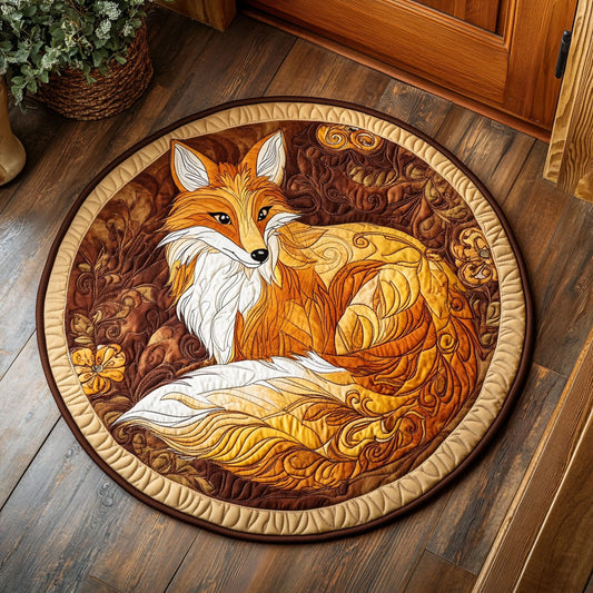 Mystic Fox WX2805033CL Quilted Round Mat