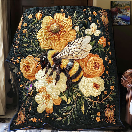 Bee In Garden WY2312006CL Quilt