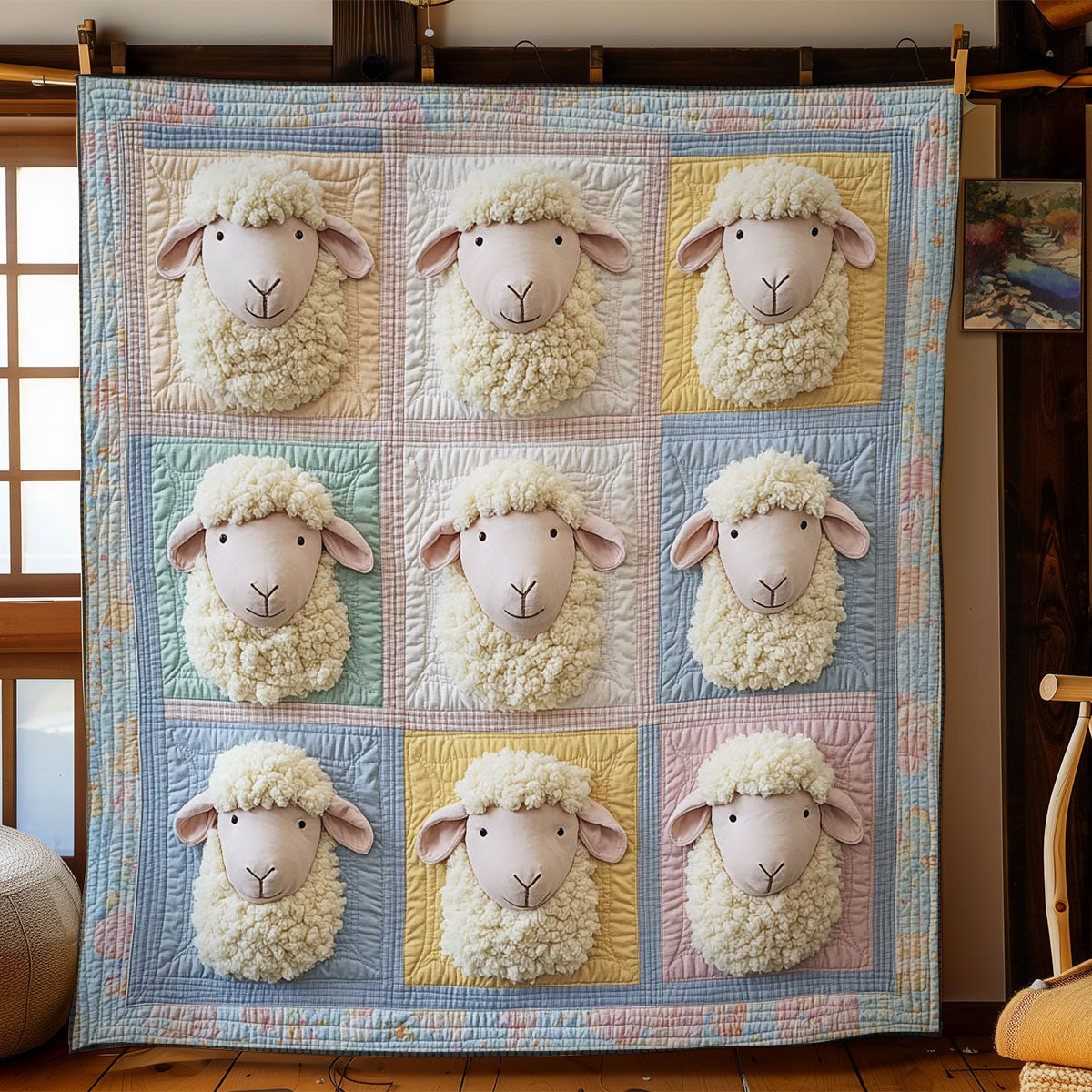 Dreamy Sheep CW2507029CL Quilt