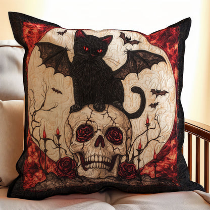 Skull Cat WX2201138CL Quilt Pillow Case