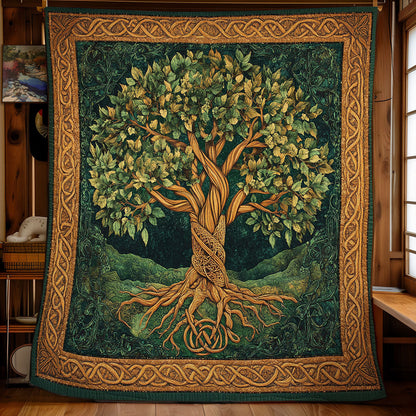 Old Tree Of Life WY2001093CL Quilt