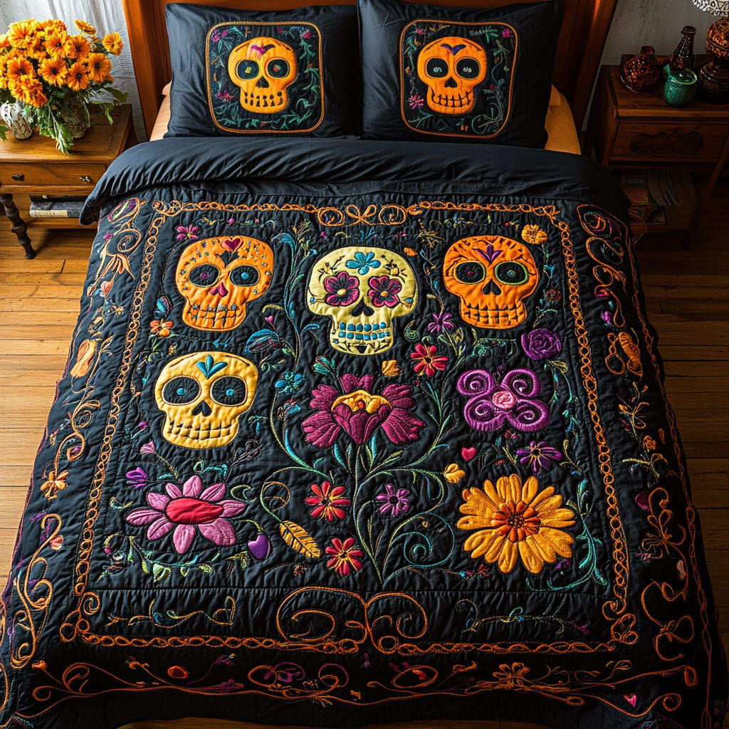 Sugar Skull Garden WY2208072CL Duvet Cover Set
