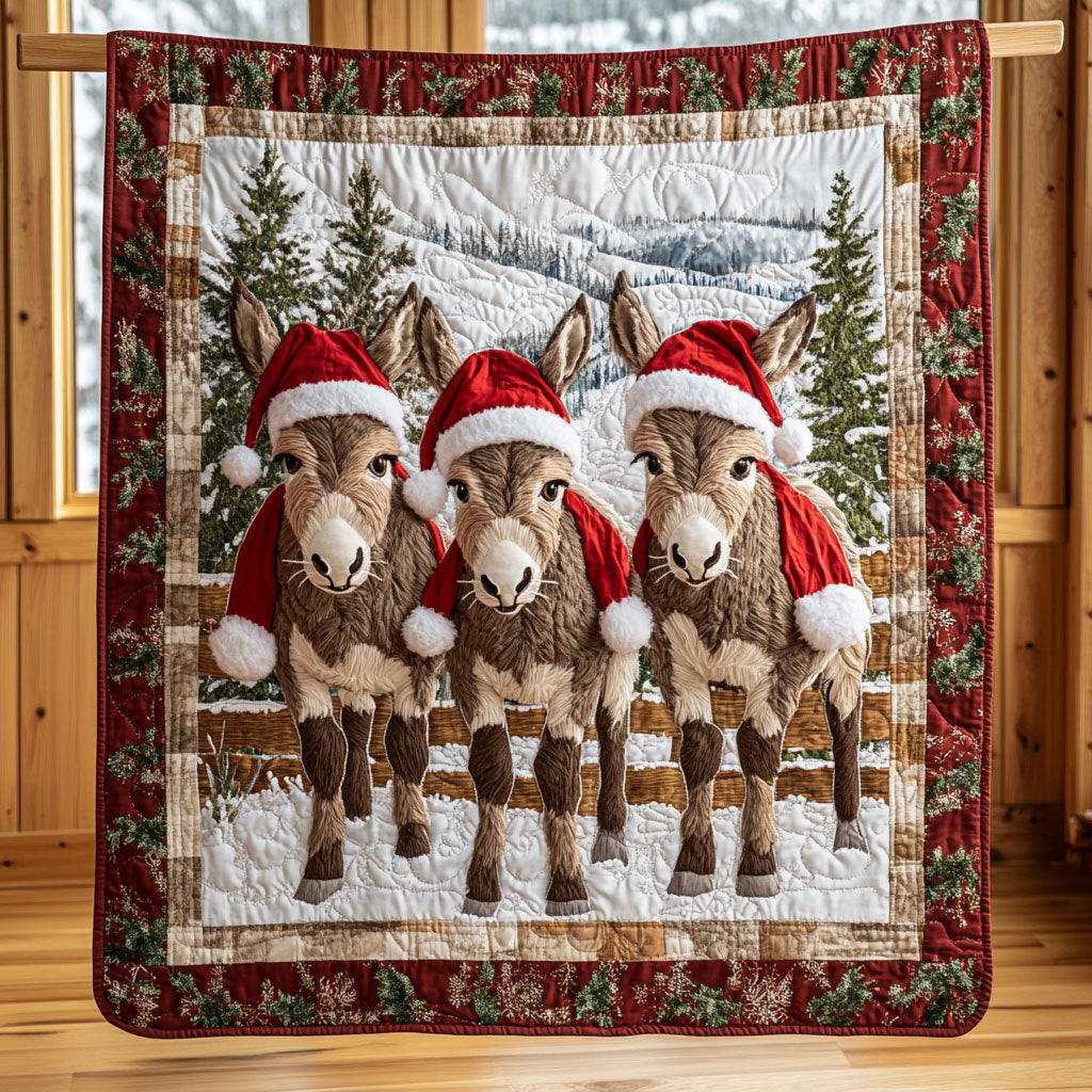 Christmas Donkey CW1111020CL Quilt