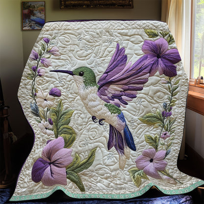 Peaceful Hummingbird Whimsy WX2512036CL Quilt