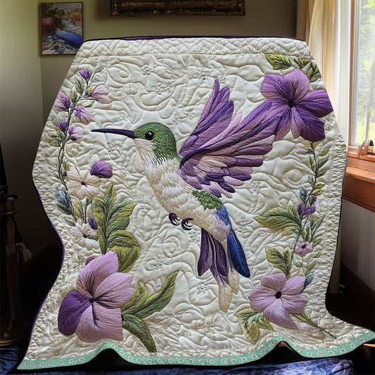 Peaceful Hummingbird Whimsy WX2512036CL Quilt