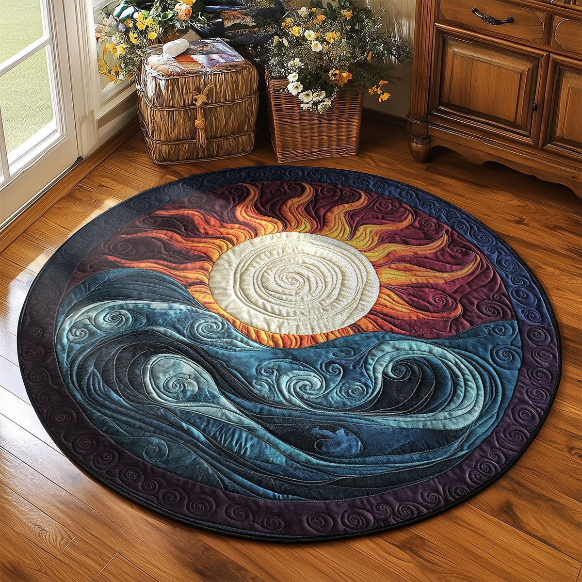 Mystic Sun WY2003122CL Quilted Round Mat