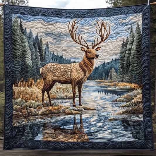 Deer By The Lake LT1509044CL Quilt