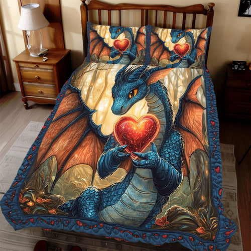 Blue Dragon Heart WX1612047CL Duvet Cover Set