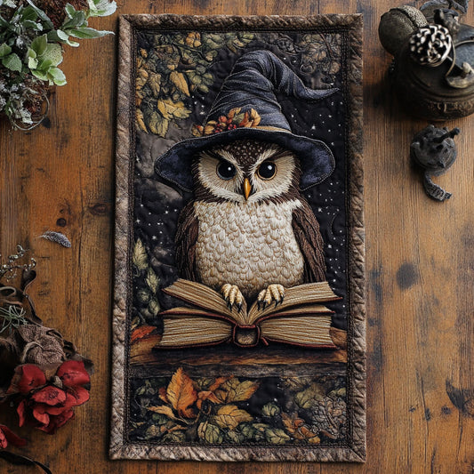 Witch Owl CP1305009CL Quilted Table Runner