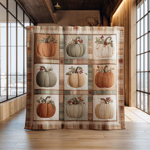 Pumpkin Ember Glow CW0808070CL Quilt