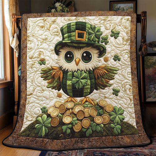 Patrick’s Lucky Owl WJ1001021CL Quilt