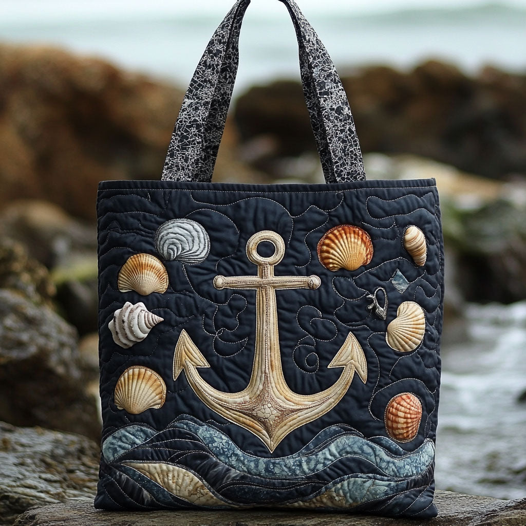 Starfish Anchor WN2309097CL Quilted Tote Bag