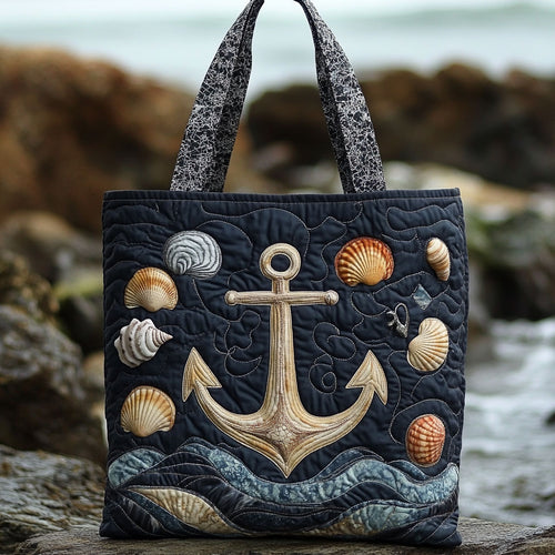 Starfish Anchor WN2309097CL Quilted Tote Bag