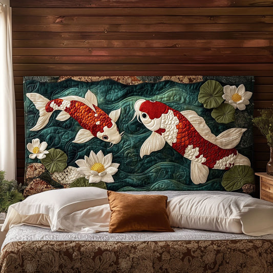 Koi Harmony KL2912022CL Quilted Headboard Slipcover