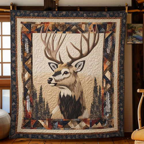 Native Deer Spirit WN2311085CL Quilt