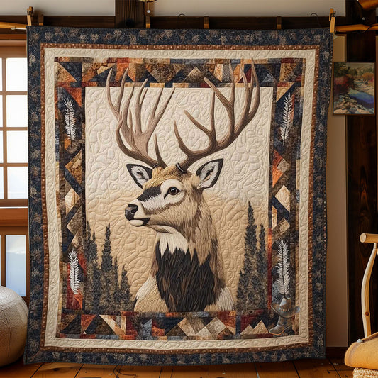 Native Deer Spirit WN2311085CL Quilt