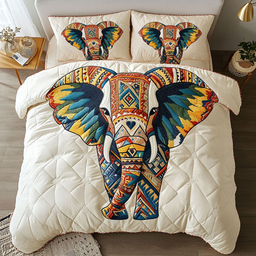 Elephant Tribal Song WN0910032CL Duvet Cover Set
