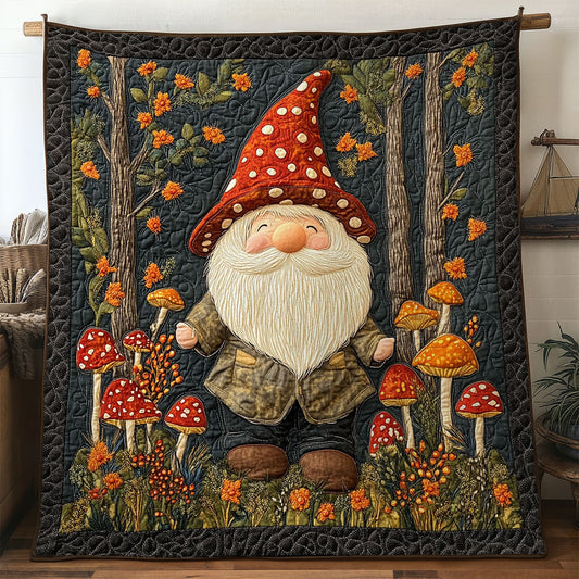 Gnome's Shroom Hideout WN1507025CL Quilt