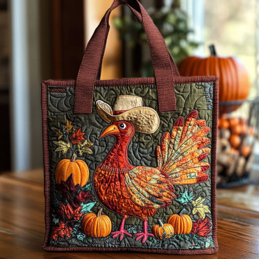 Maple Turkey WN2209047CL Quilted Tote Bag