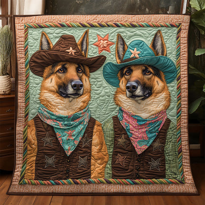 German Shepherd Western WX3105028CL Quilt