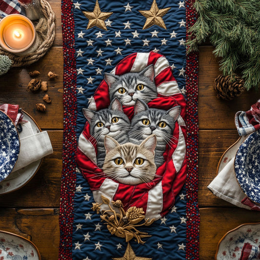 Cat Charm WN1006008CL Quilted Table Runner