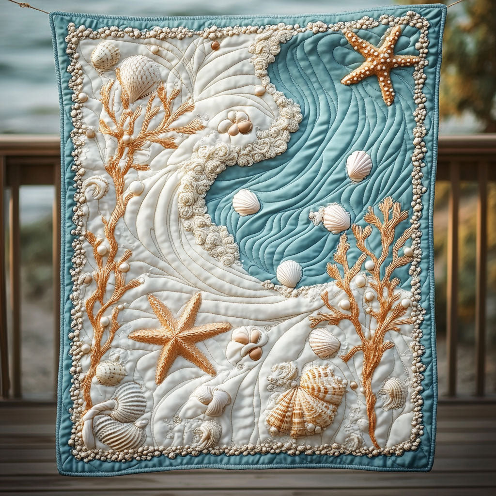 Wave Shells WN0808114CL Quilt