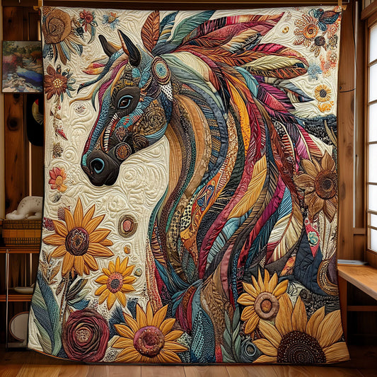 Boho Horse Dreamscape WX0407009CL Quilt