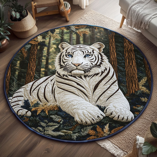 White Tiger WJ0304049CL Quilted Round Mat