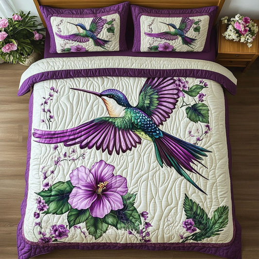 Floral Hummingbird WX0506009CL Duvet Cover Set