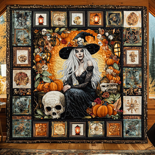 Pumpkin Witch WN1908071CL Quilt