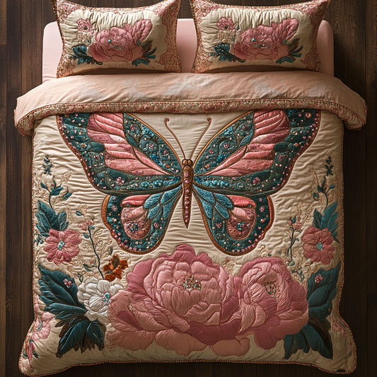 Wings Of Peony Bloom CP0206076CL Duvet Cover Set