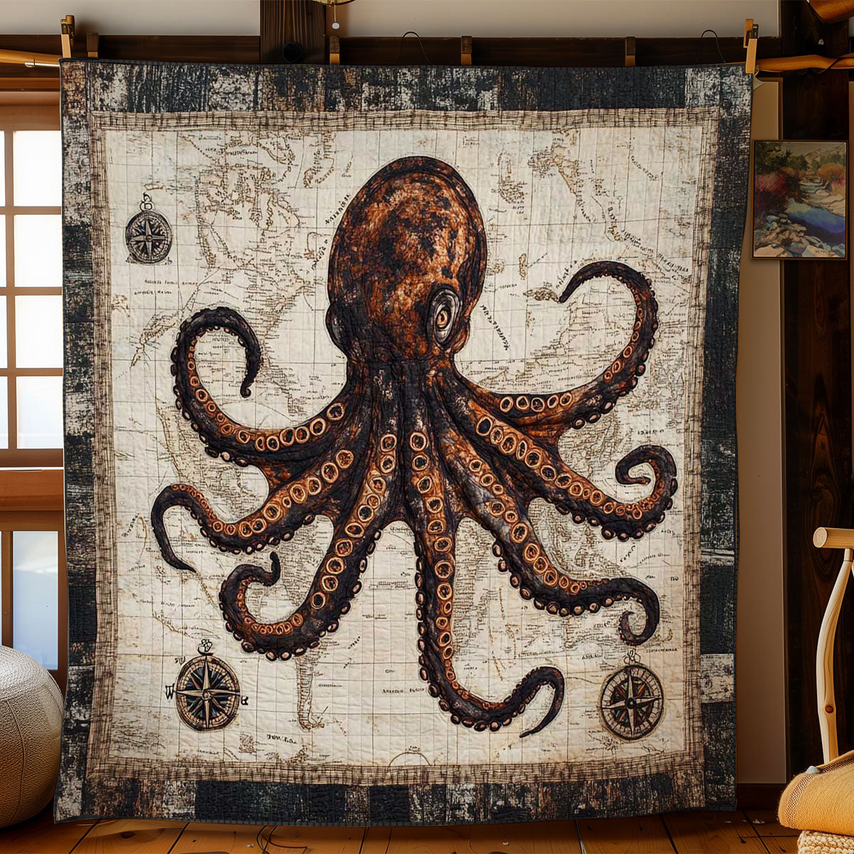 Enchanted Octopus WN0905009CL Quilt