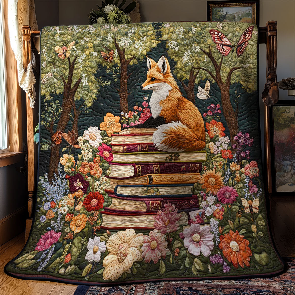 Forest Fox Tales WN2712041CL Quilt