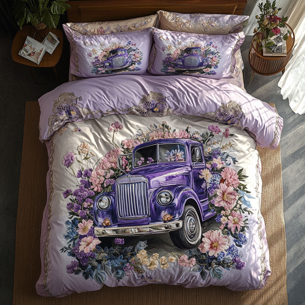 Blooming Truck WN2409005CL Duvet Cover Set