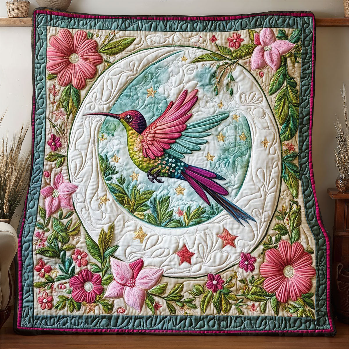 Celestial Hummingbird WP0705005CL Quilt