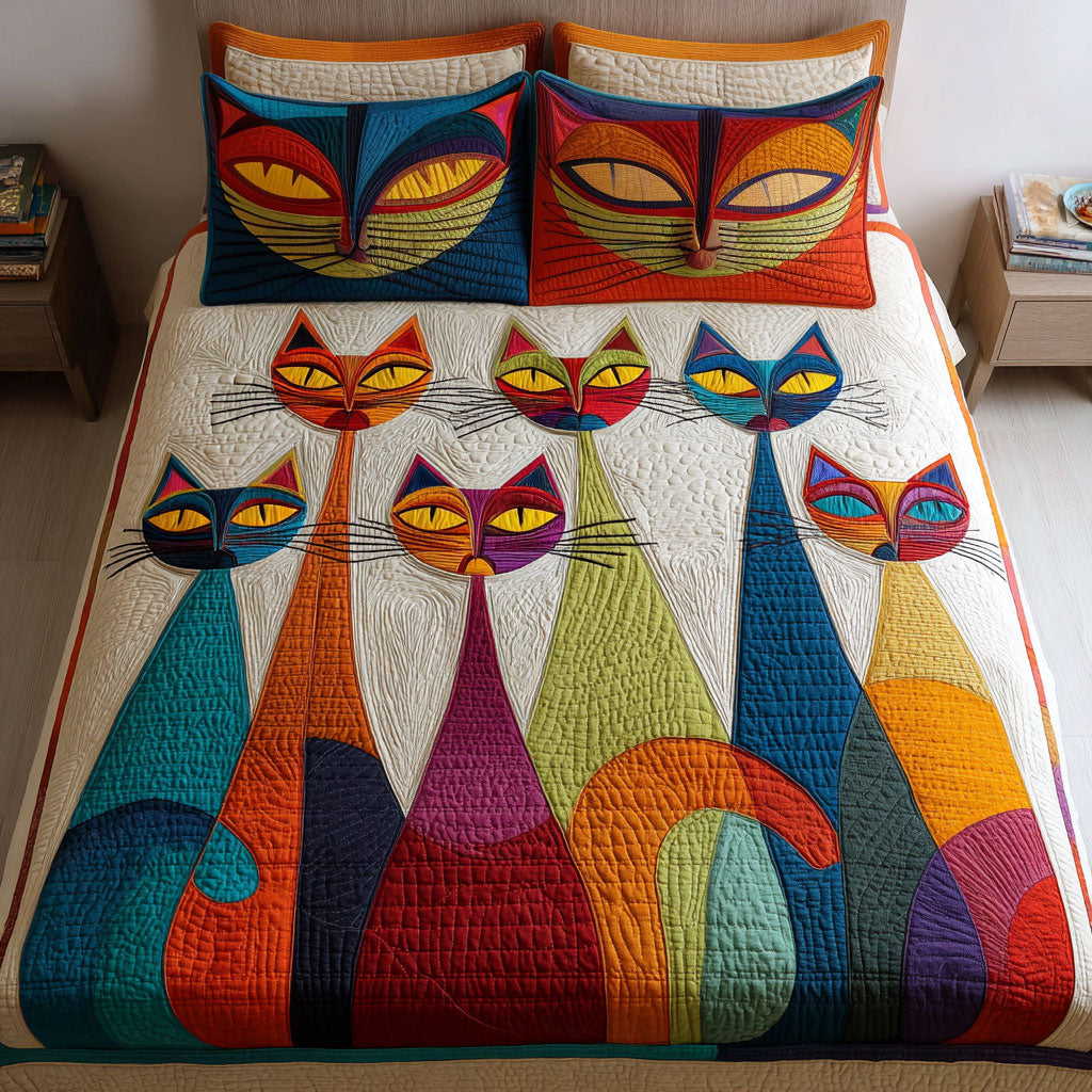 Color Joy Cat CW1011017CL Duvet Cover Set