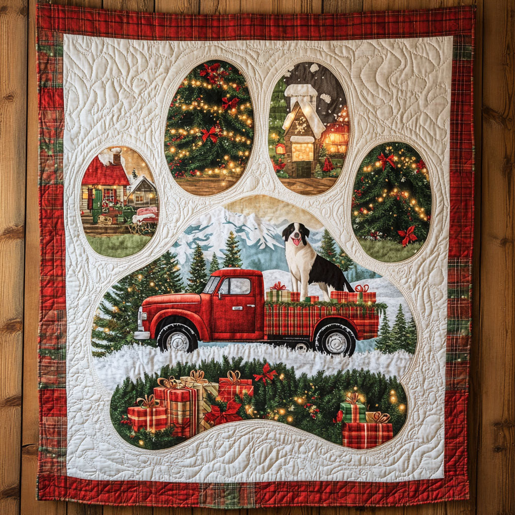Border Collie Paw Magic WN0611018CL Quilt